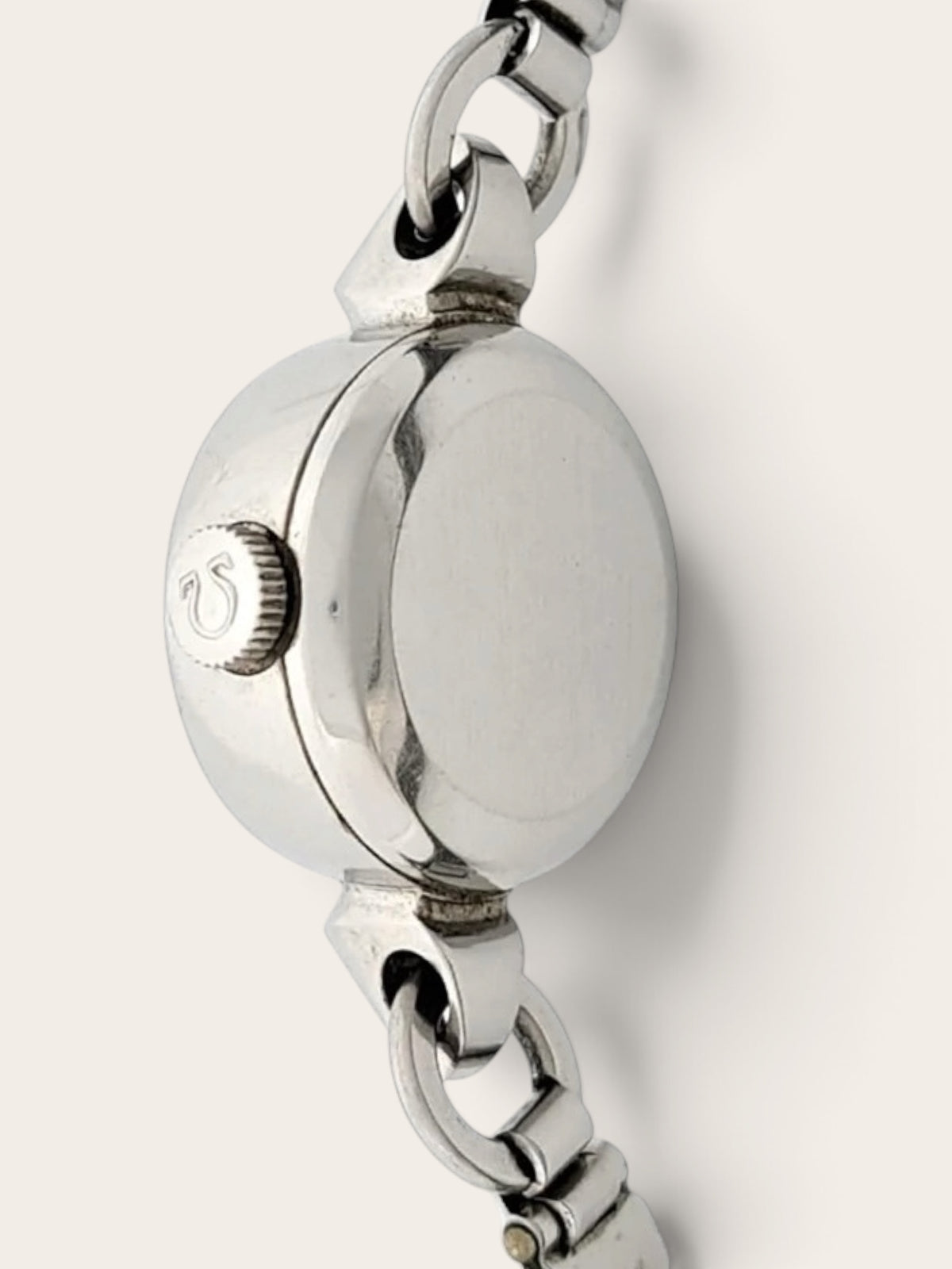Vintage Omega De Ville Cut Glass Watch