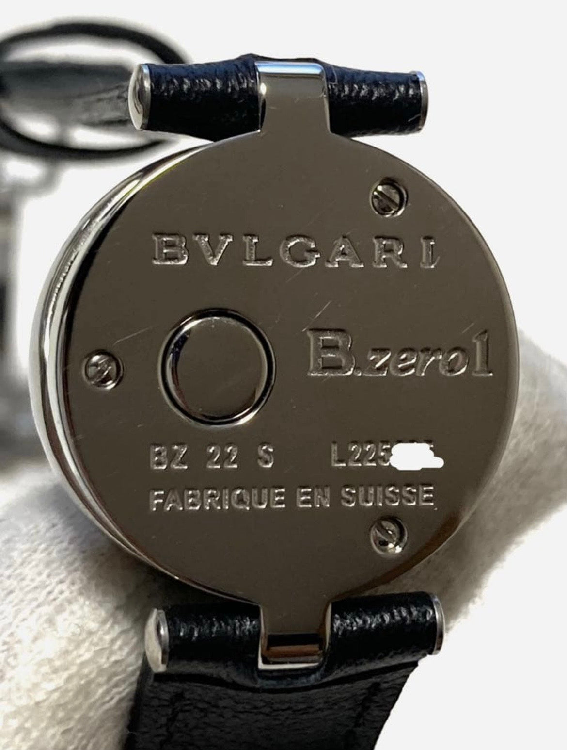 BVLGARI B.zero1 Ladies Watch (White Dial, Stainless Steel)