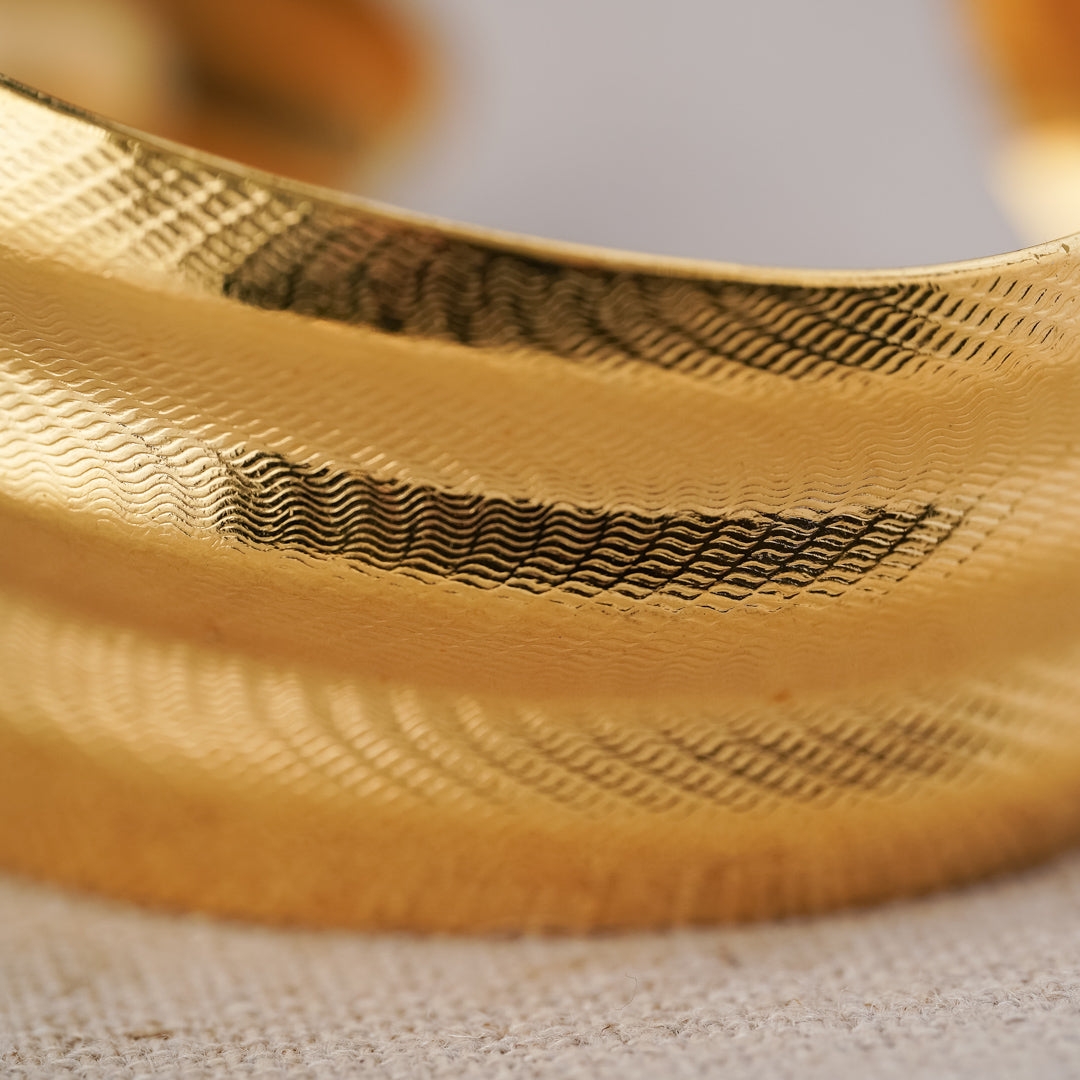 Vintage Gold Cuff Bracelet