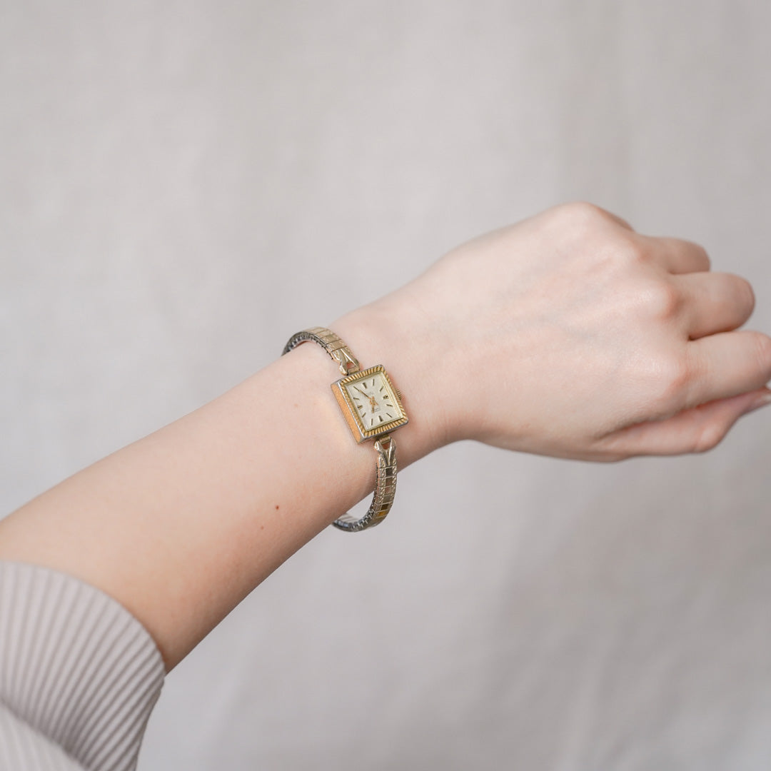 Vintage Swiss "Loyal" wind-up bracelet watch