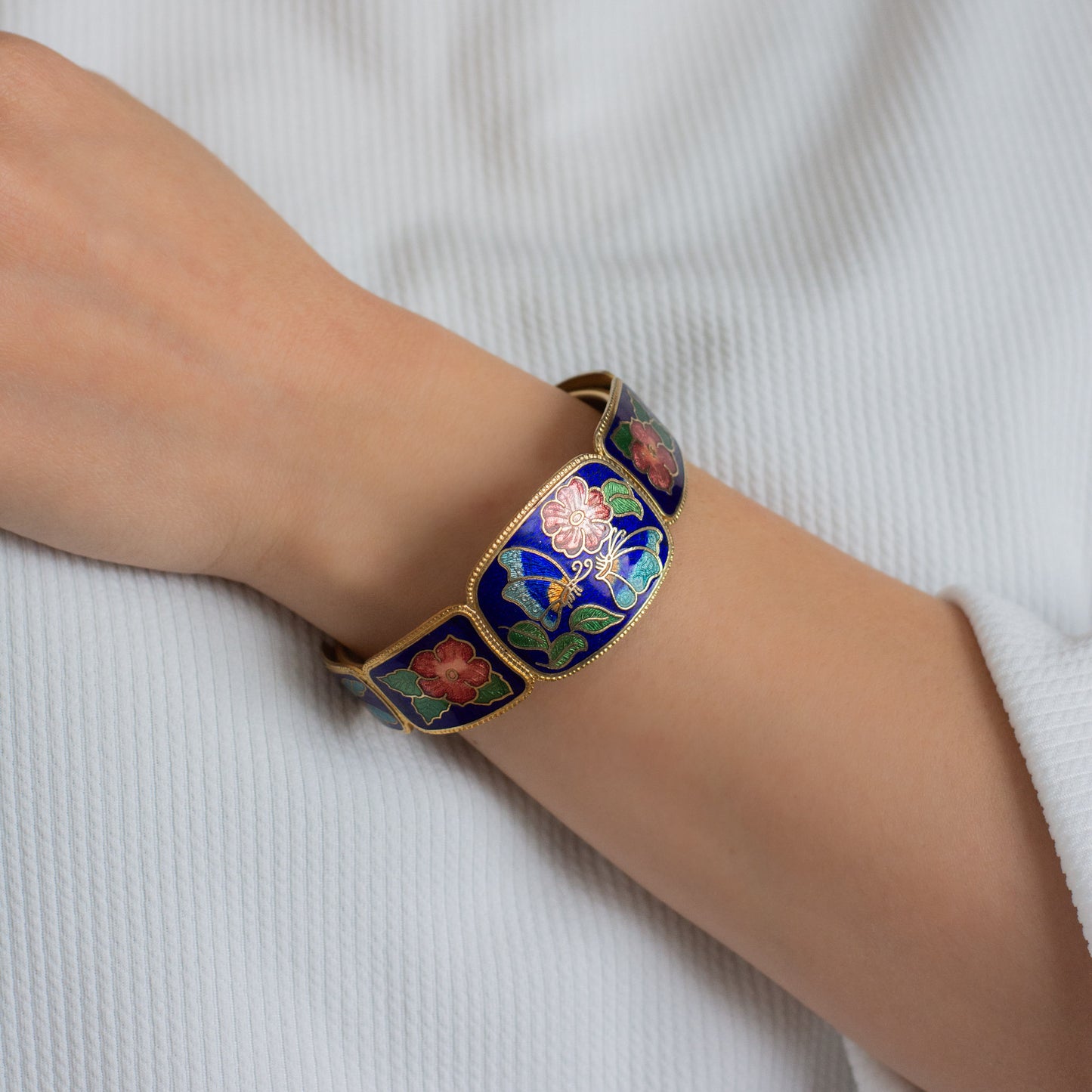 Vintage Cloisonné Bangle