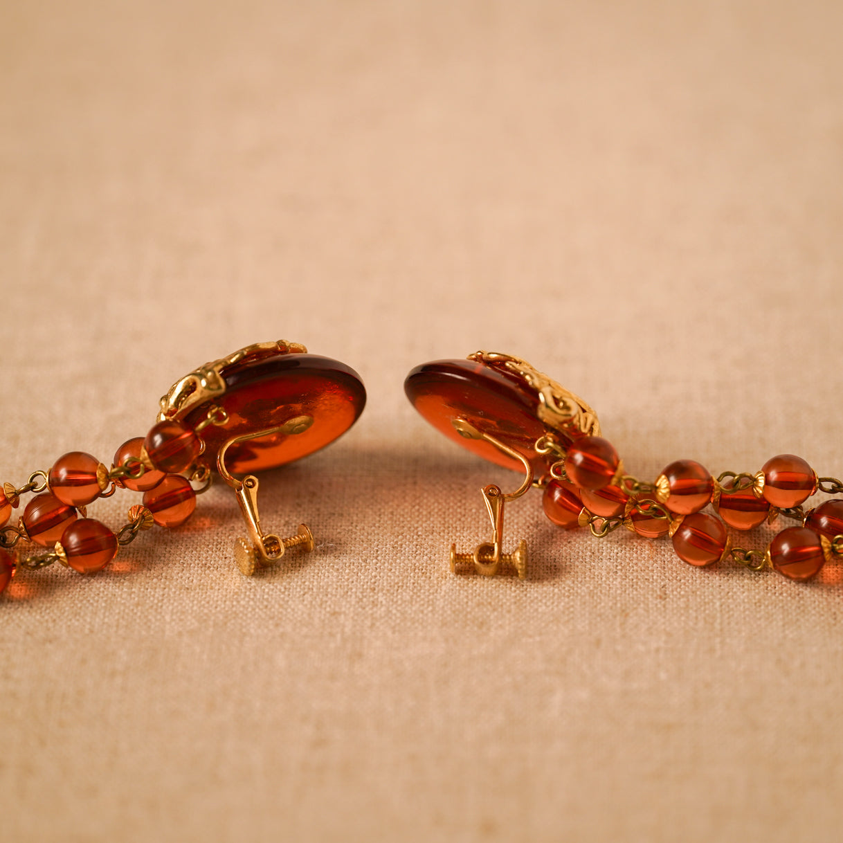 Vintage Art Nouveau Design Earrings