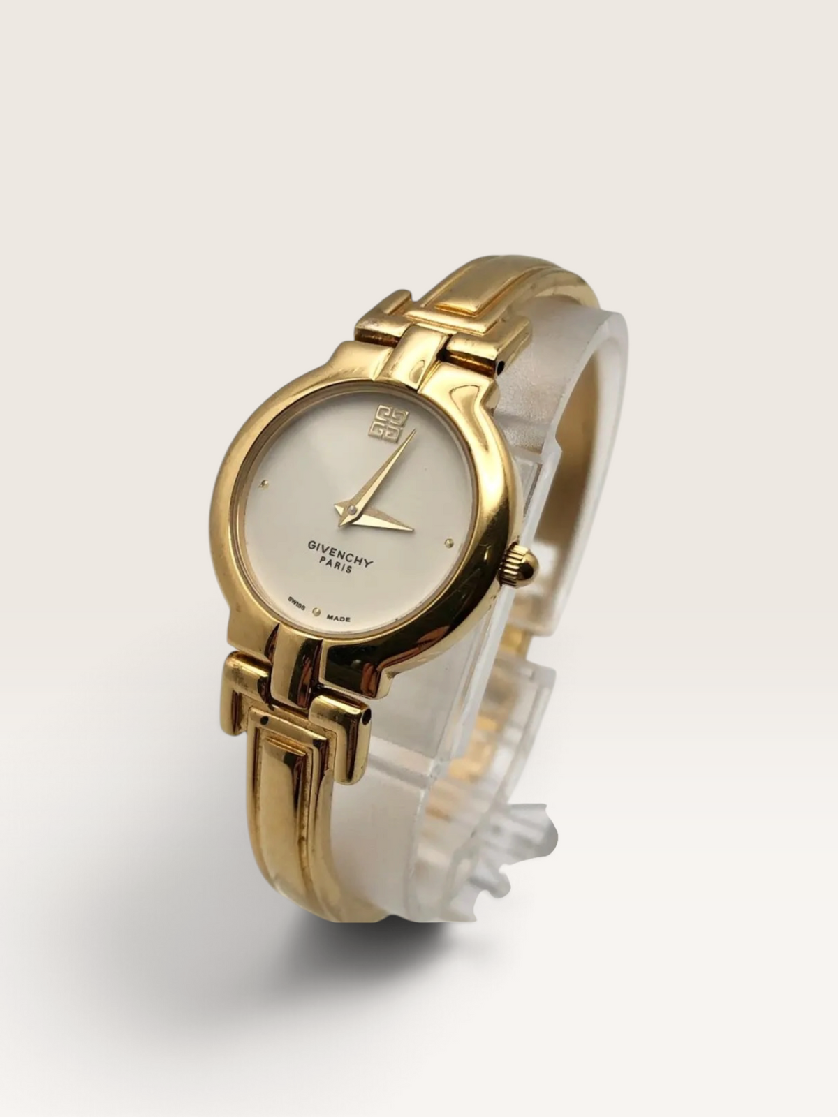 Vintage GIVENCHY Gold-Tone Bangle Watch