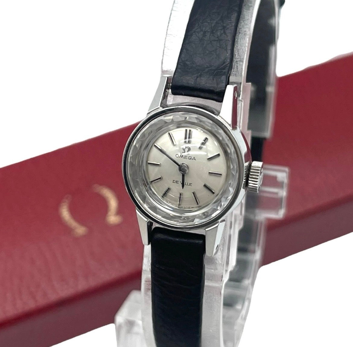 OMEGA De Ville Cut Glass Manual-Winding Vintage Ladies Watch