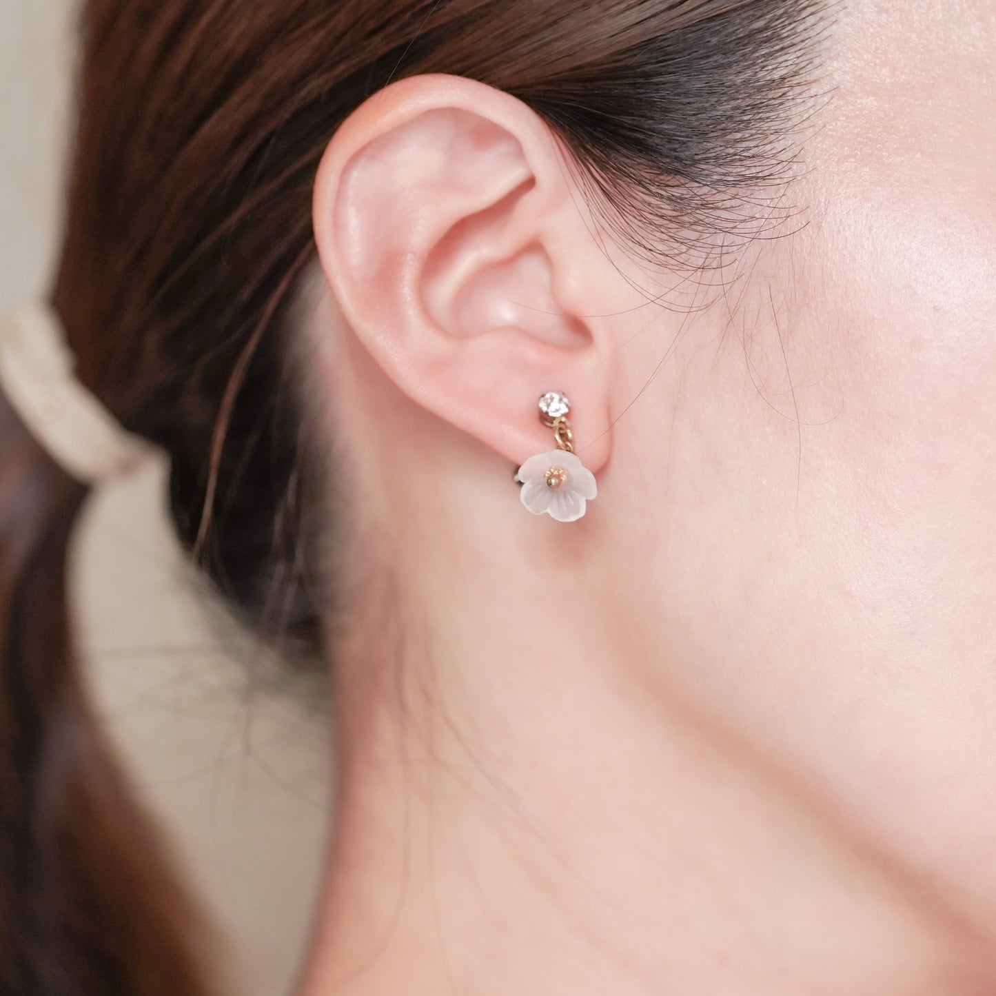 Vintage Floral Motif Earrings