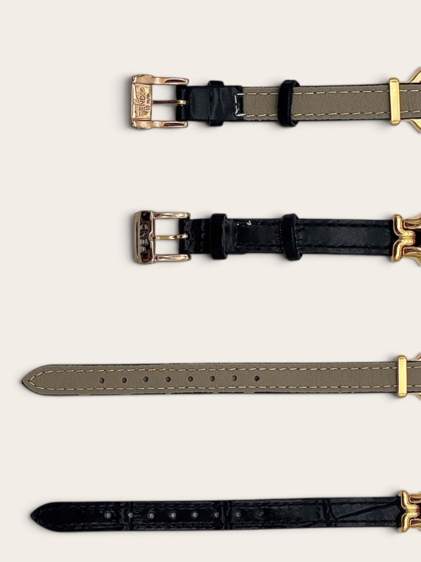 Fendi Oval Watch Black