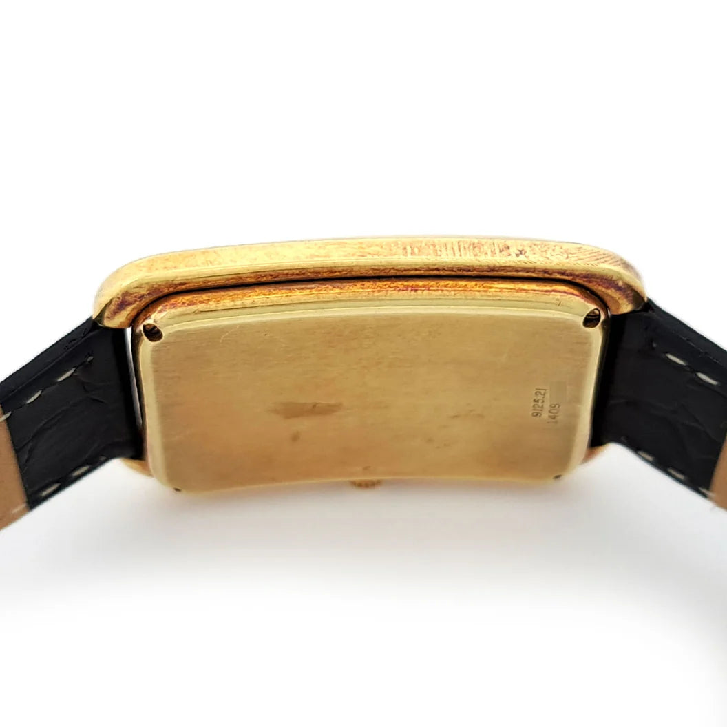Vintage JAEGER-LECOULTRE Rectangular Onyx Dial Ref.9125.21