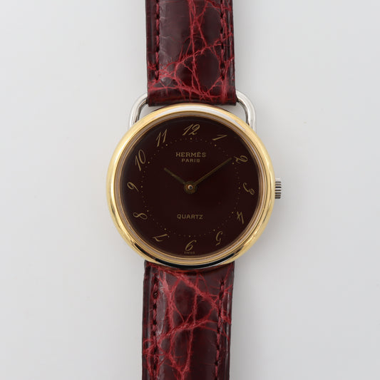 Vintage Hermès Arceau Bordeau