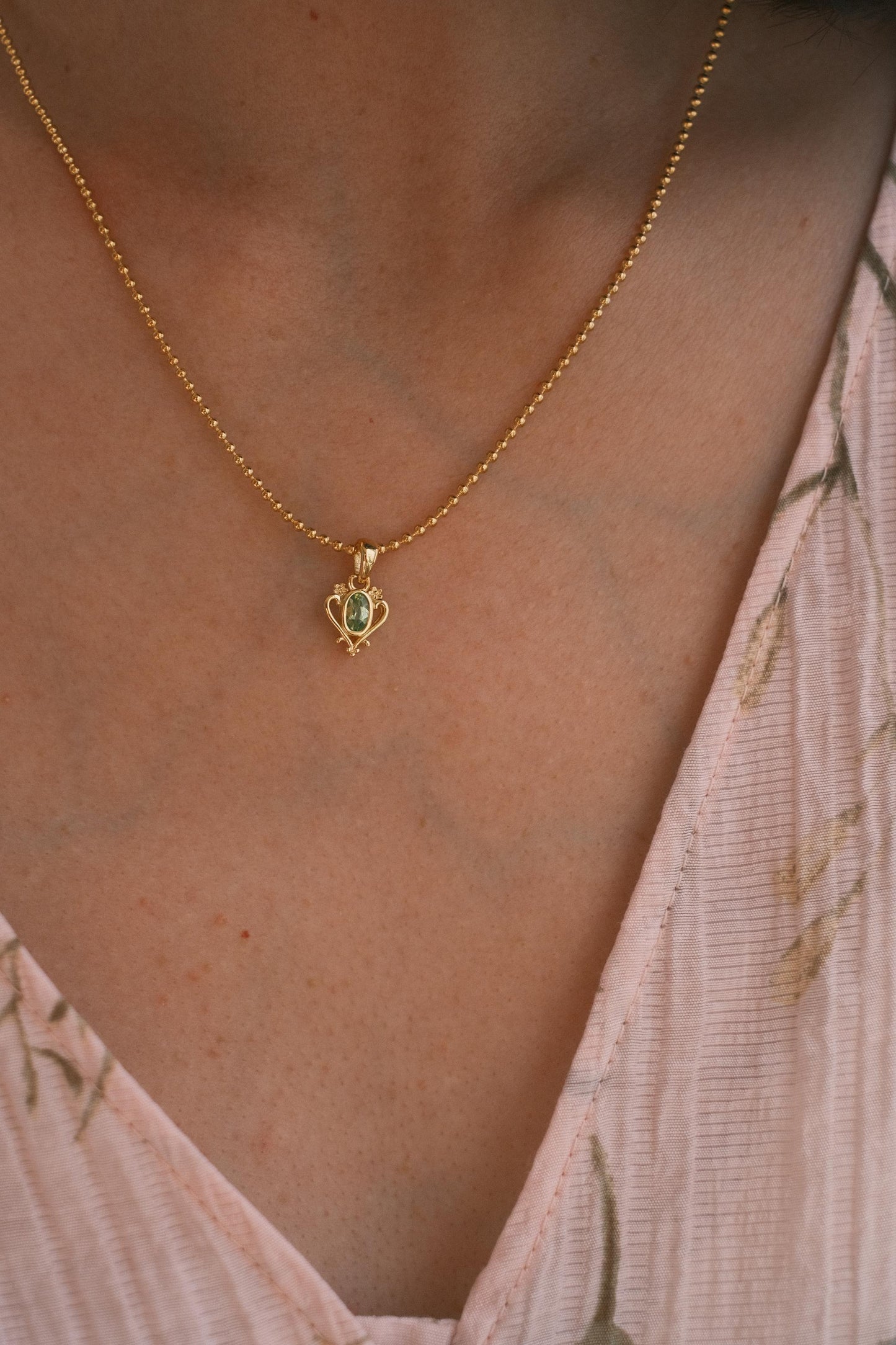 The Peridot Collection: Mary Pendant