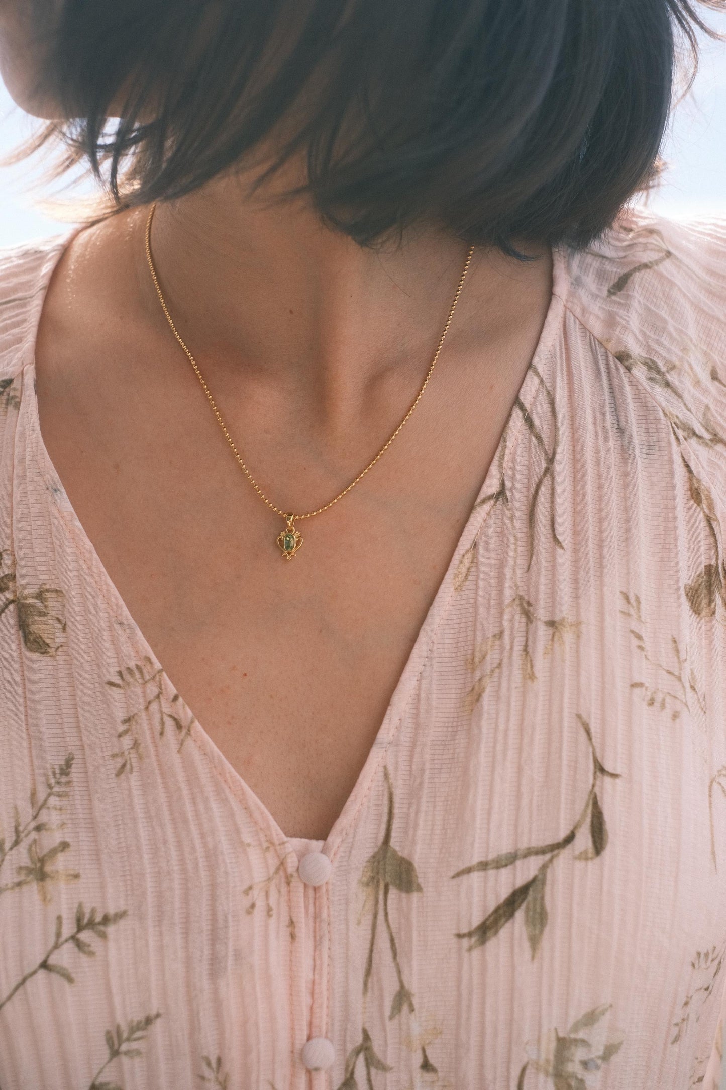 The Peridot Collection: Mary Pendant