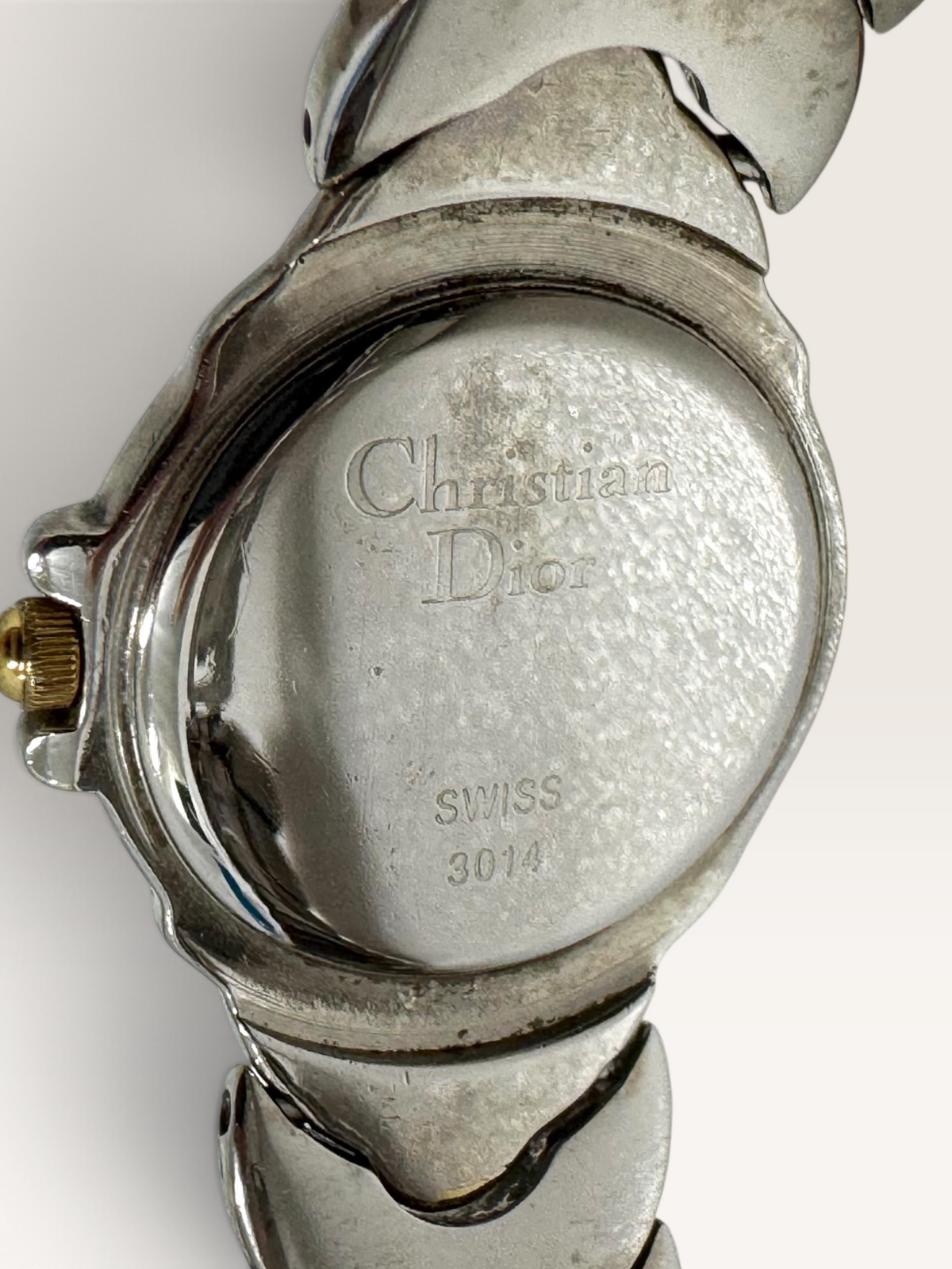 Christian Dior Two-Tone Roman Numeral Watch – Vintage Bracelet Watch
