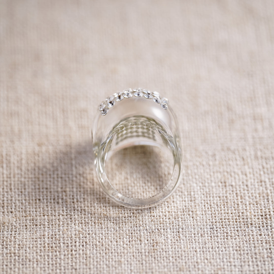 Christmas Marche 2025: 44 Italian glass&rhinestone ring