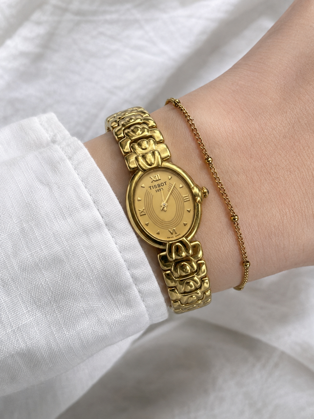 TISSOT Gold-Tone Bracelet Watch