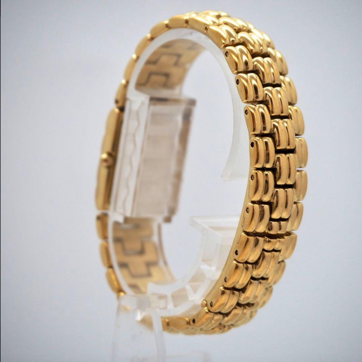 Vintage FENDI Orologi 670L Rectangular Gold Bracelet Watch