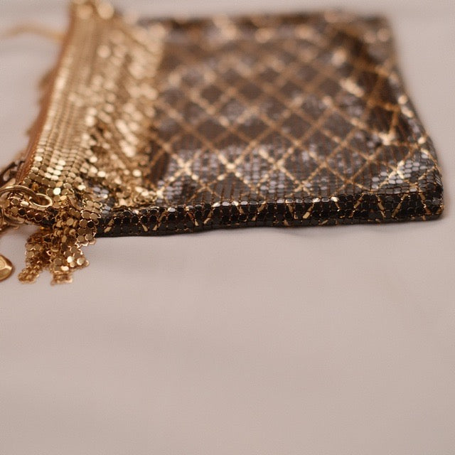 Vintage Australian Gold Mesh Shoulder Bag
