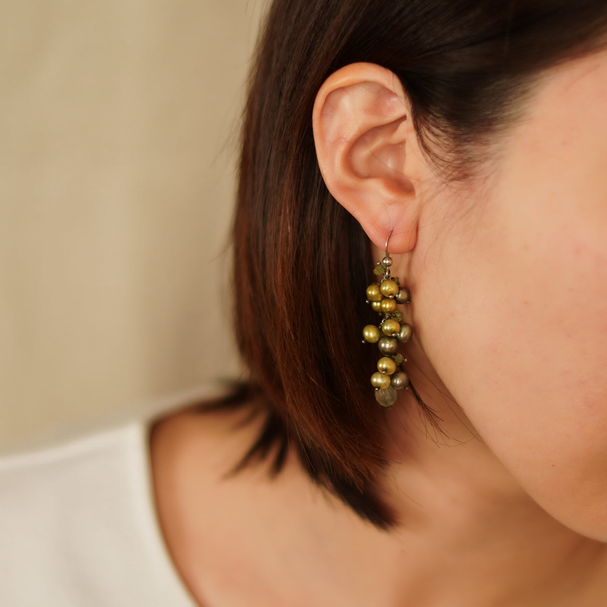 Vintage Sterling Silver & Pearl Earrings