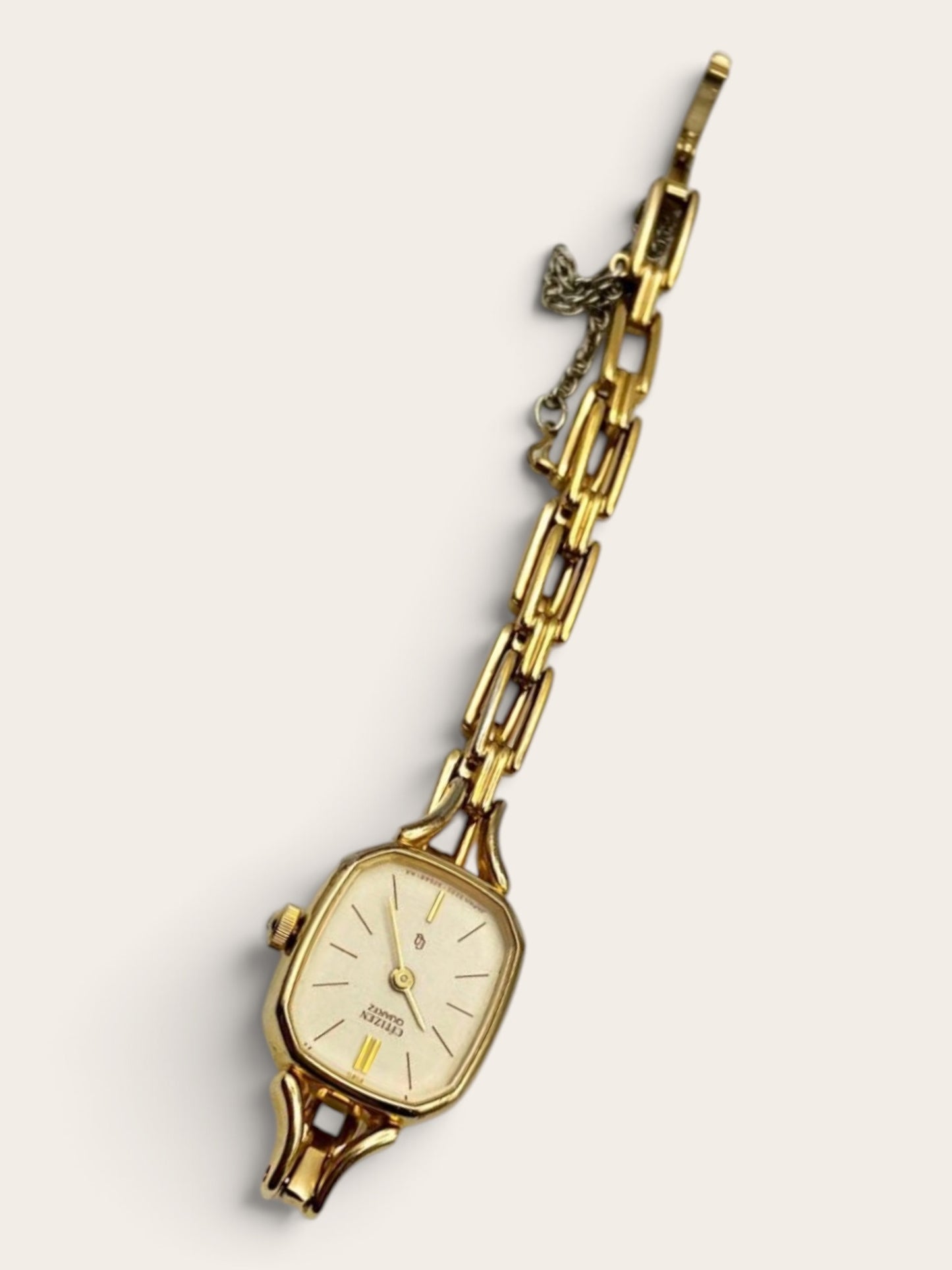 CITIZEN Gold-Tone Tonneau Bracelet Watch