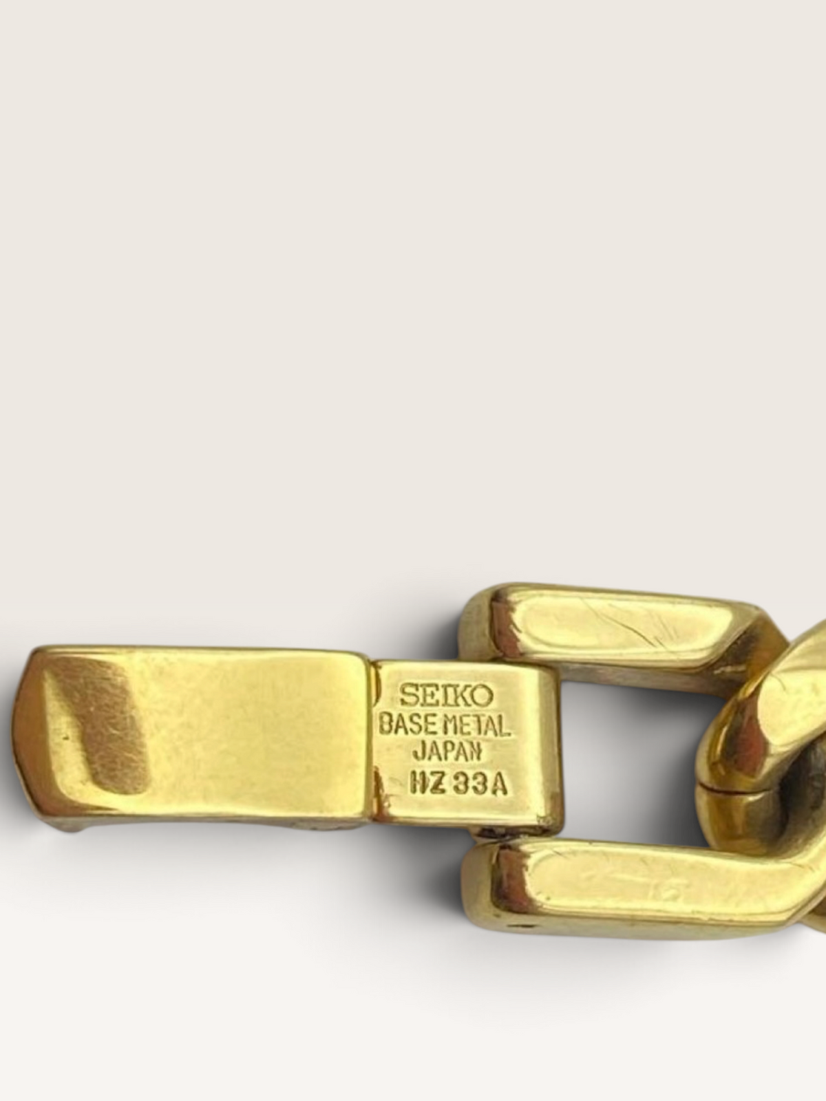 SEIKO Gold-Tone Chain Bracelet Watch