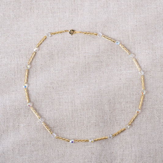 Vintage Avon Twisted Gold Necklace
