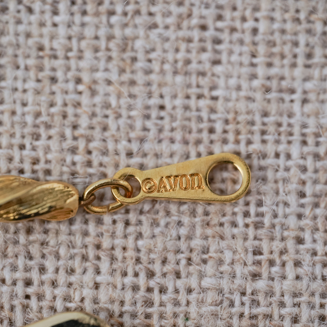 Vintage Avon Twisted Gold Necklace