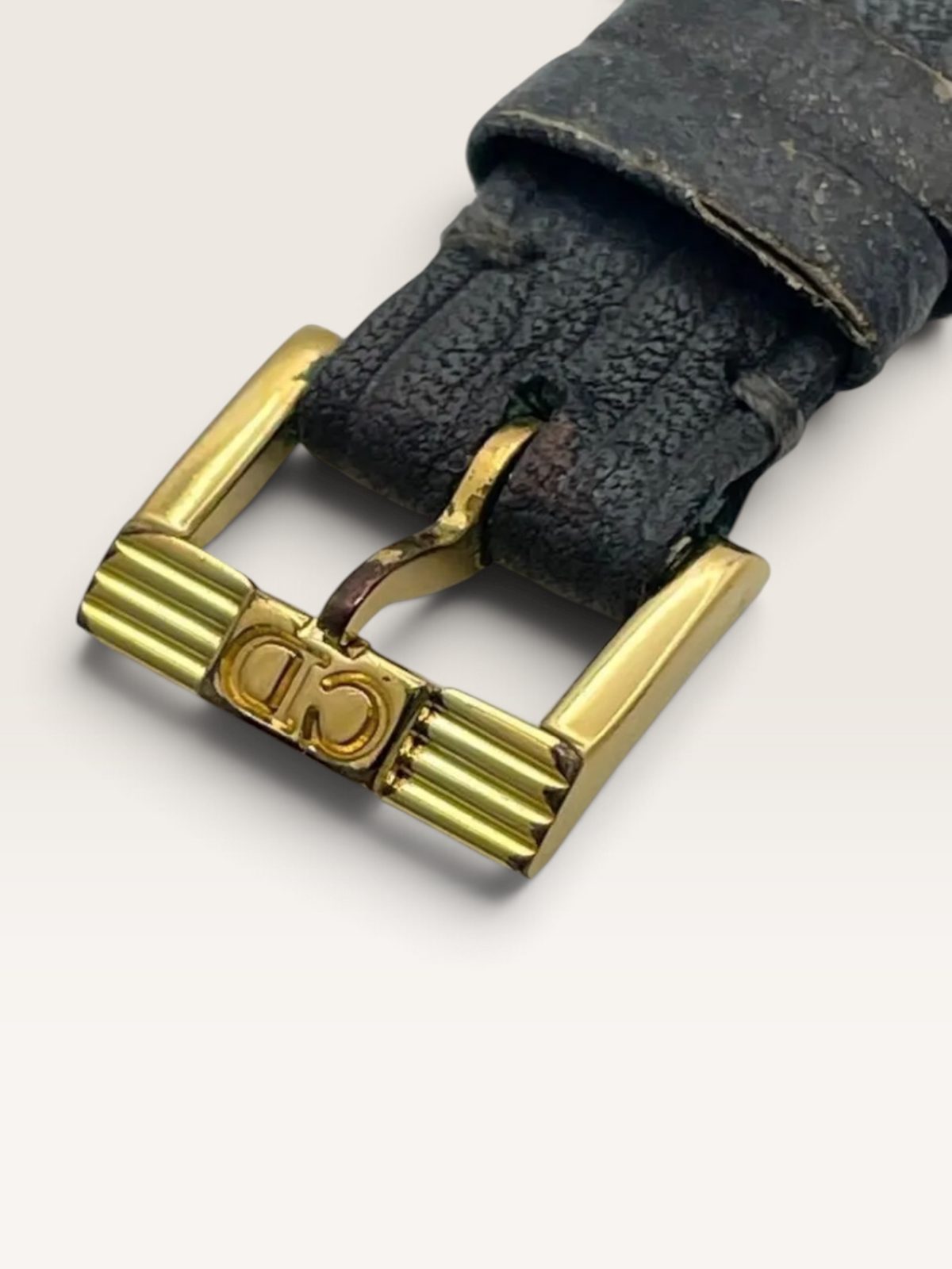 Vintage Christian Dior Gold-Tone Date Watch