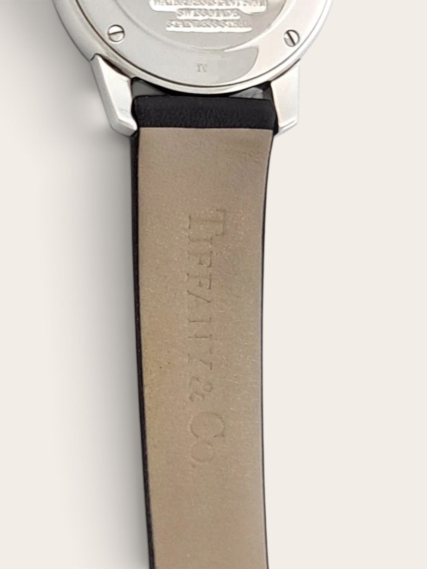 TIFFANY & Co. Atlas Black Dial Ladies Watch