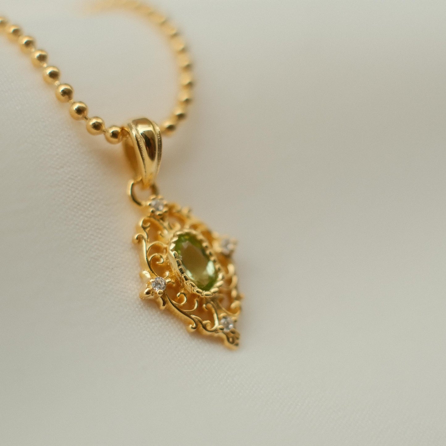The Peridot Collection: Elena Pendant