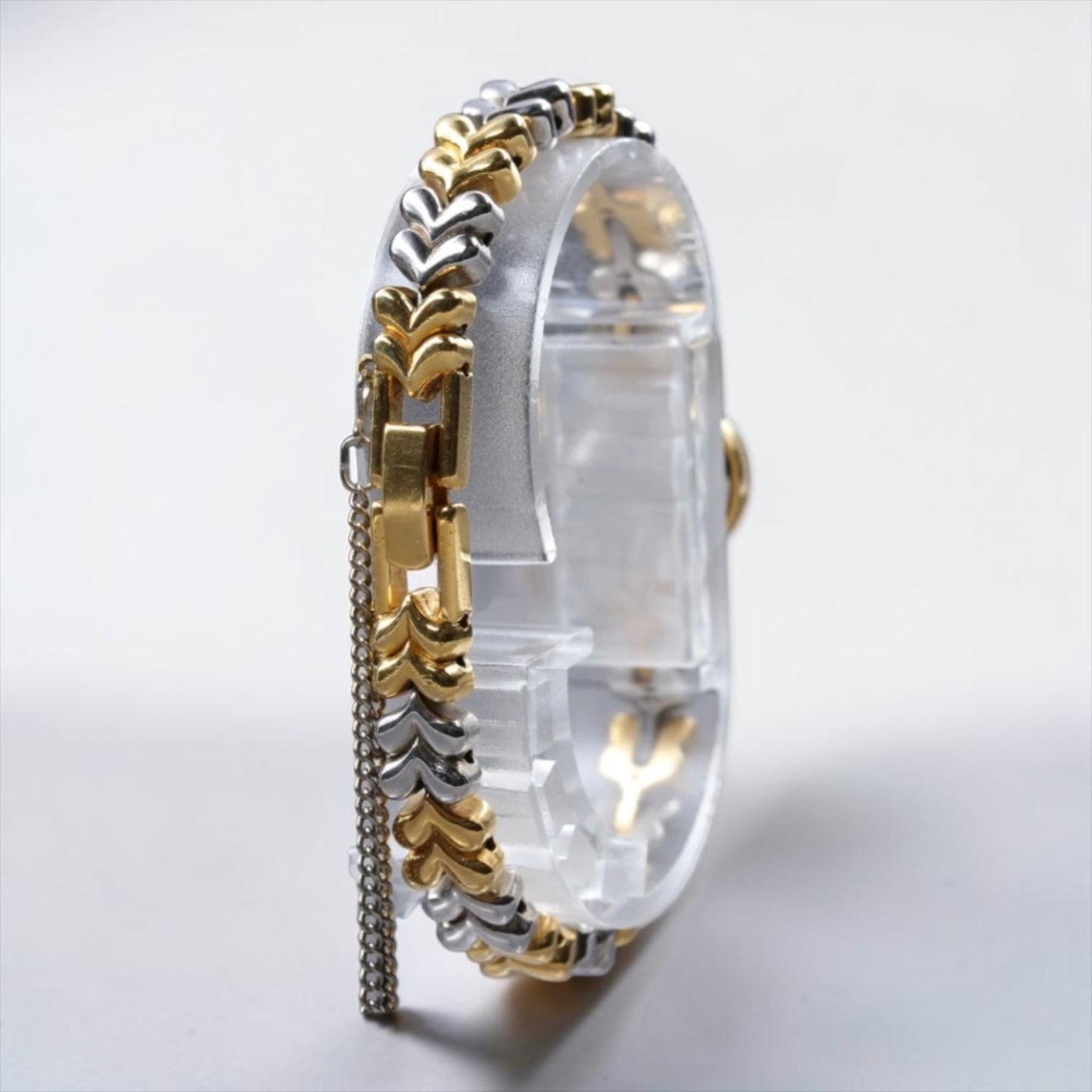 Seiko Quartz Small-Case Heart-Motif Two-Tone Bracelet Watch