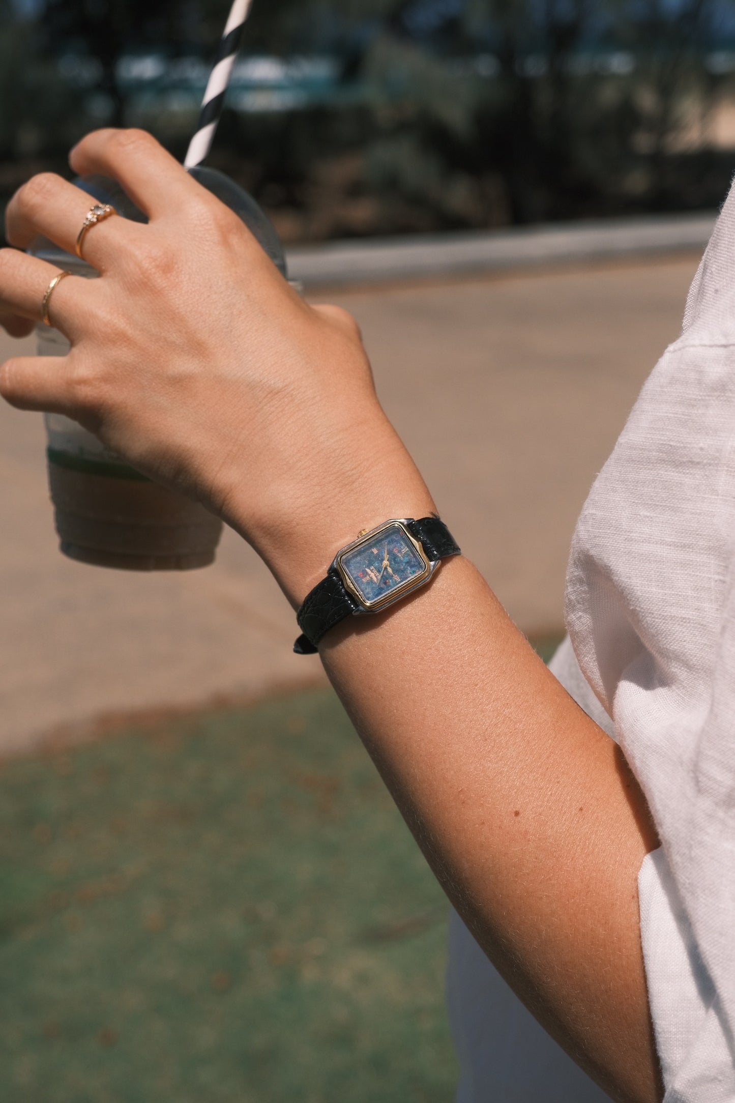 Australian Opal Mosaic Watch