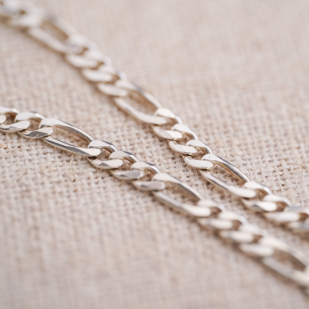 Vintage Italian Sterling Silver Chain Bracelet