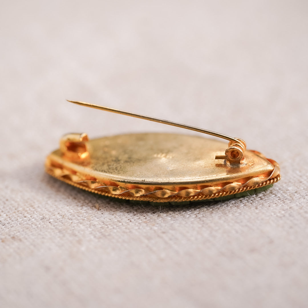 Vintage Micromosaic Brooch