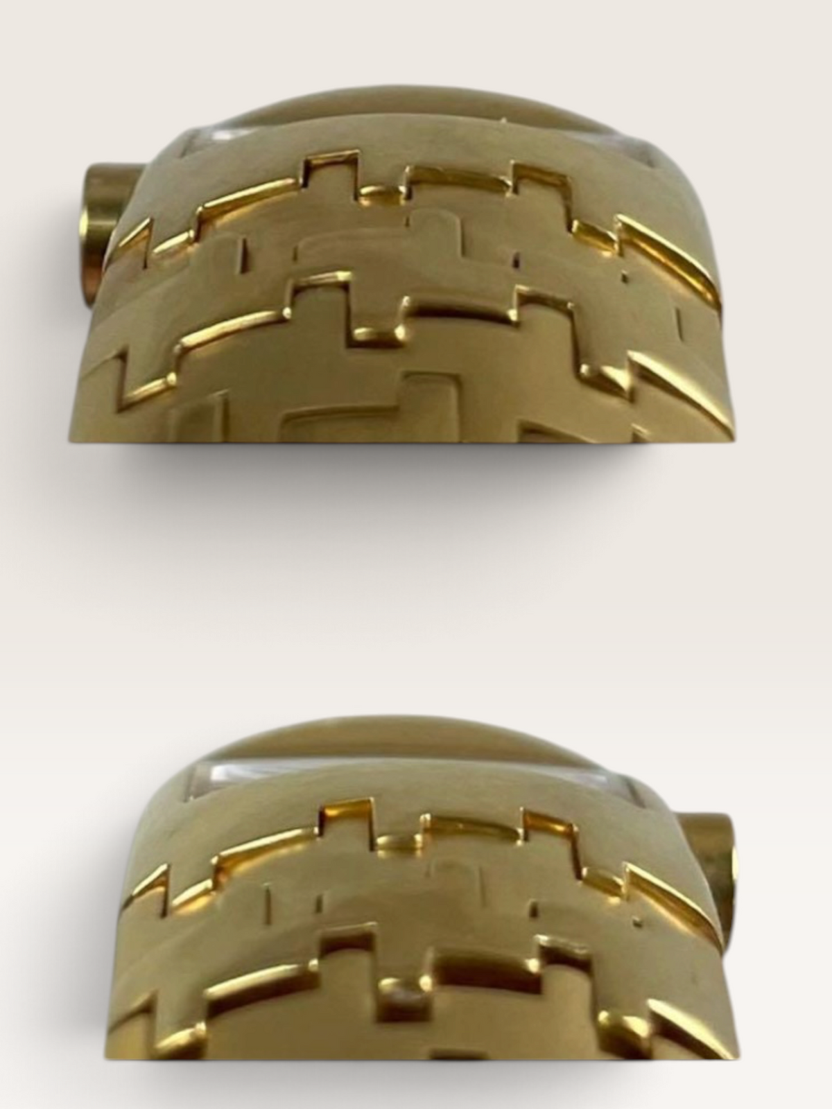 Vintage Christian Dior Black Dial Gold-Tone Watch