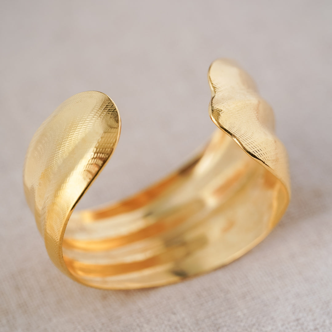 Vintage Gold Cuff Bracelet