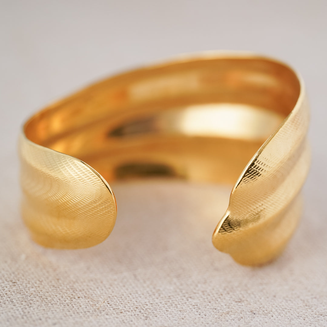 Vintage Gold Cuff Bracelet