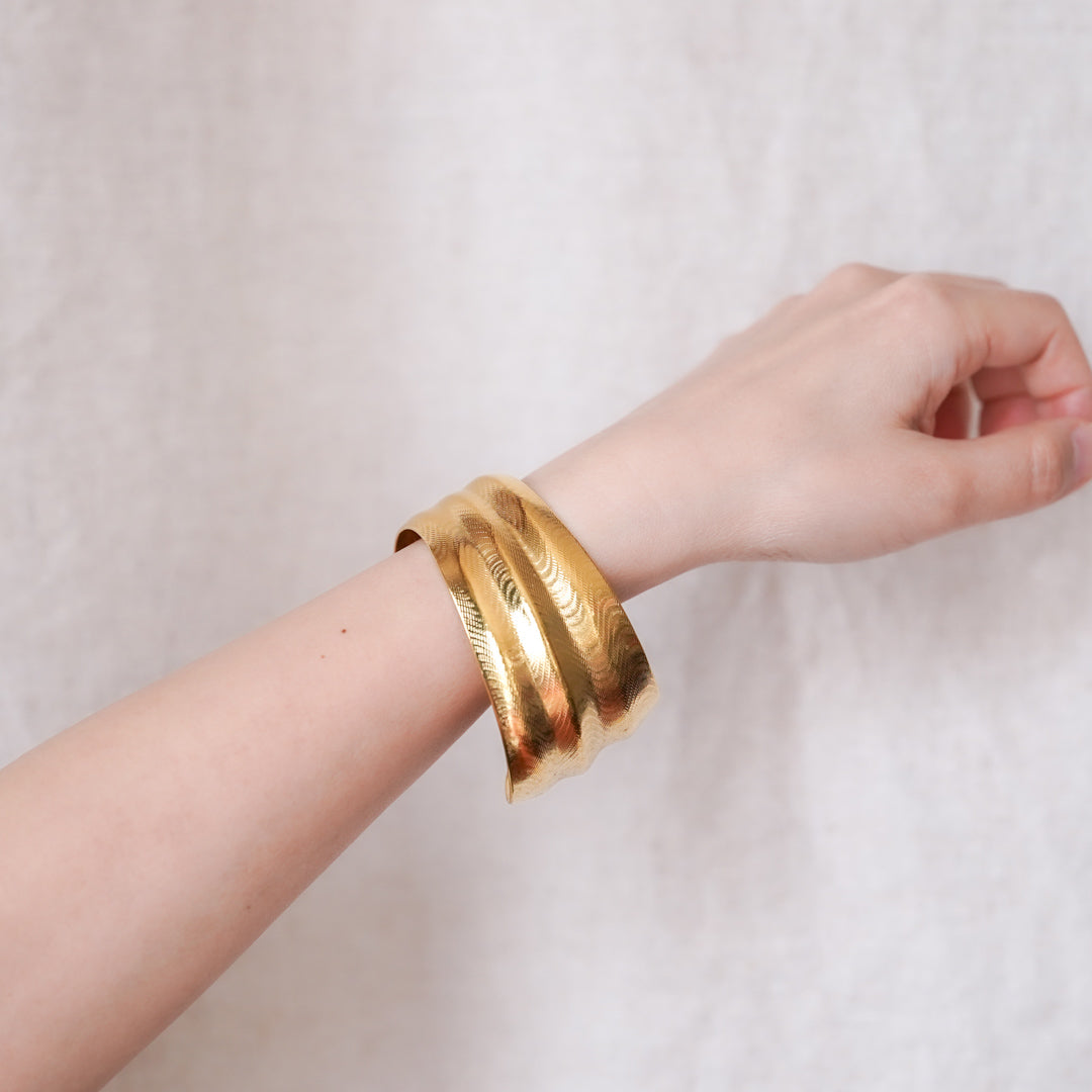 Vintage Gold Cuff Bracelet
