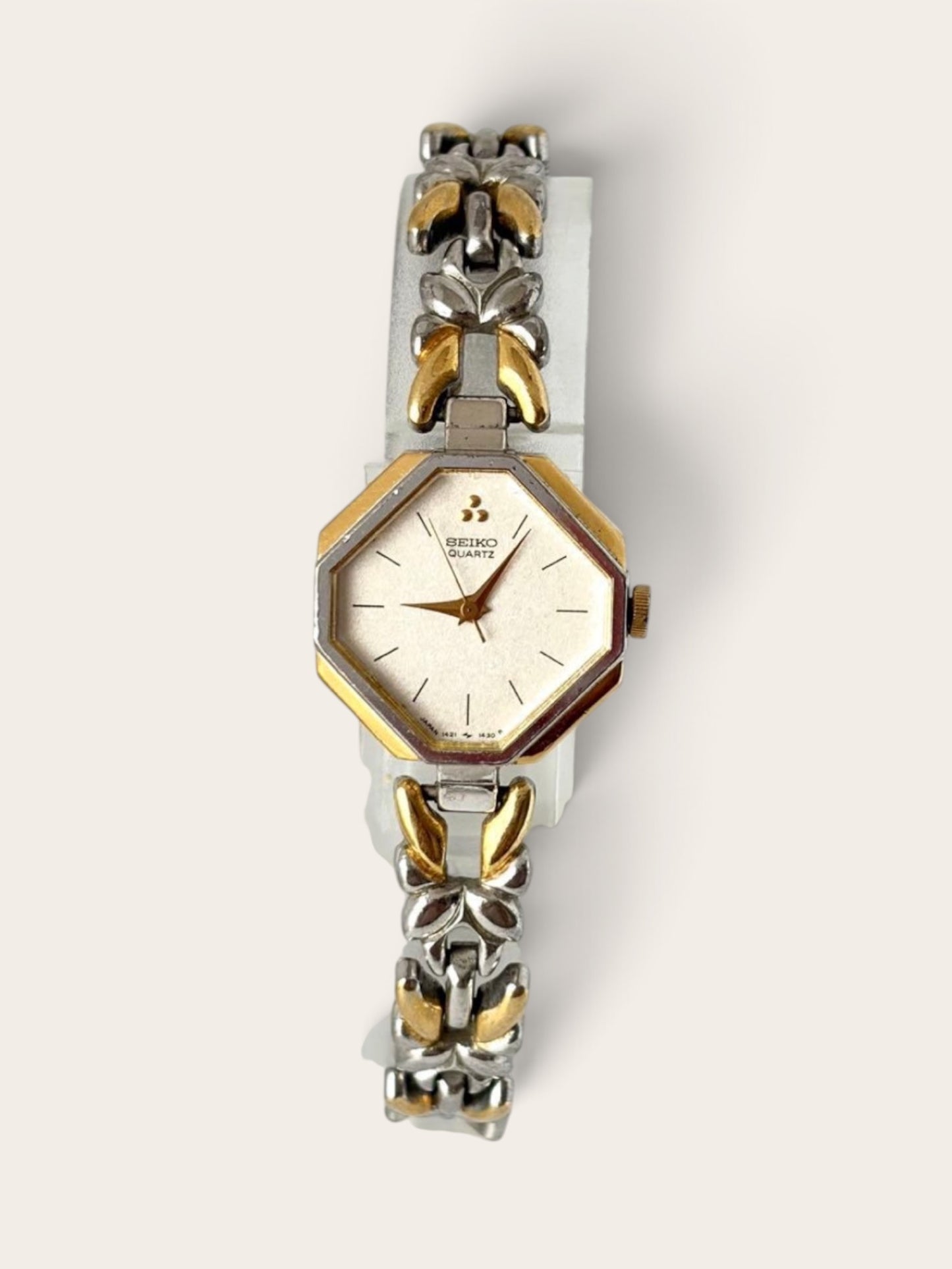 SEIKO Two-Tone Octagonal Bracelet Watch