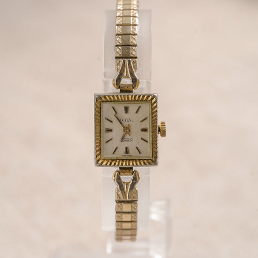 Vintage Swiss "Loyal" wind-up bracelet watch