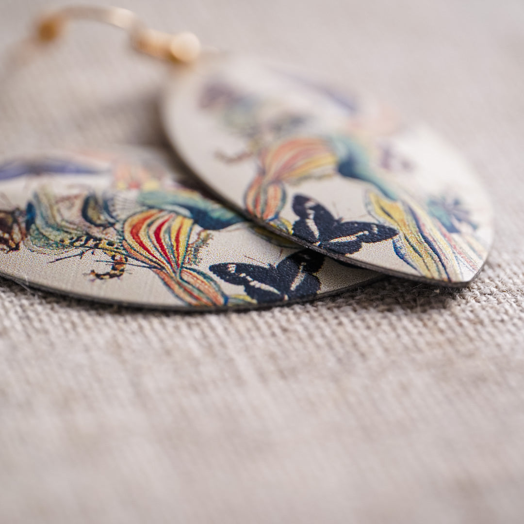 Vintage Salvador Dali Post Earrings