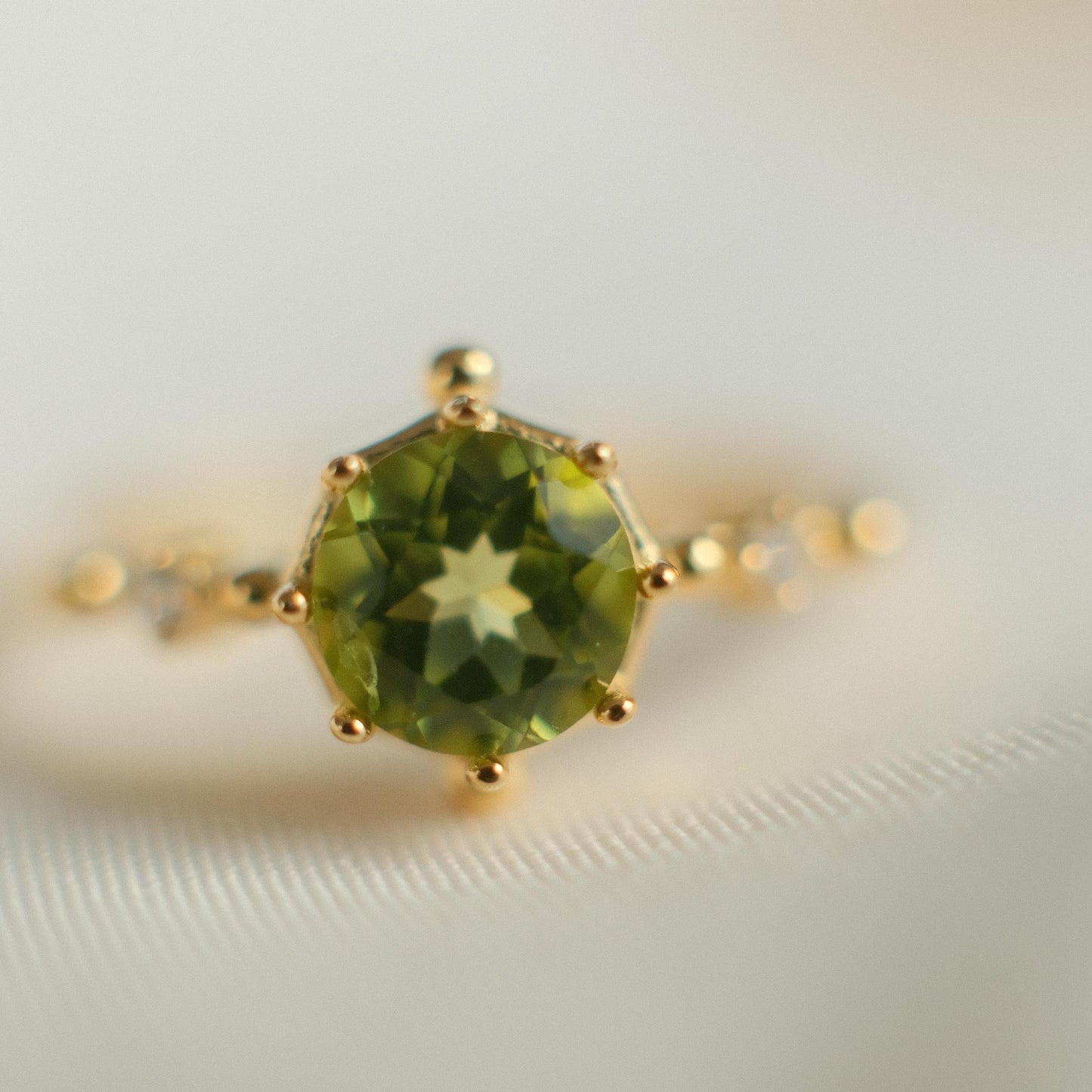 The Peridot Collection: Lily Ring