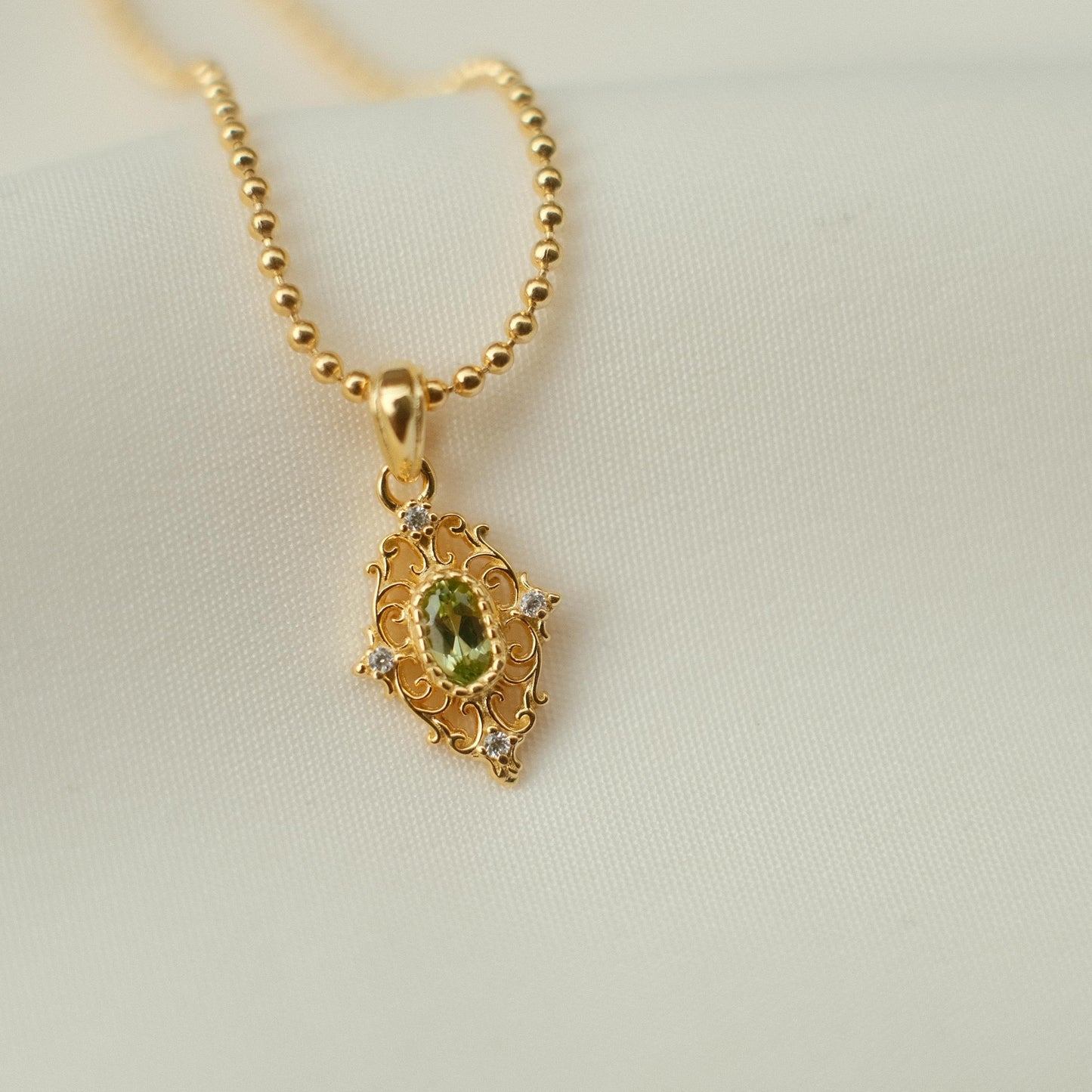 The Peridot Collection: Elena Pendant