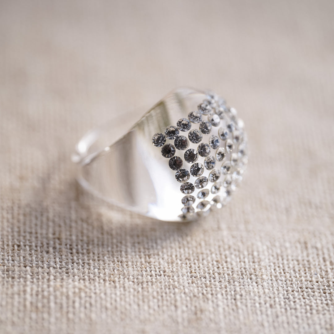 Christmas Marche 2025: 44 Italian glass&rhinestone ring