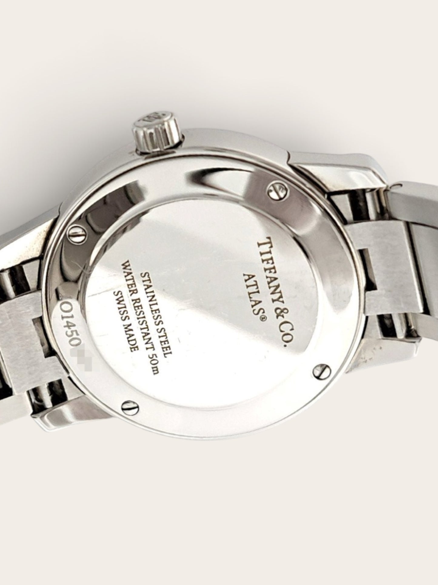 Tiffany & Co. Atlas Pink Dial Watch
