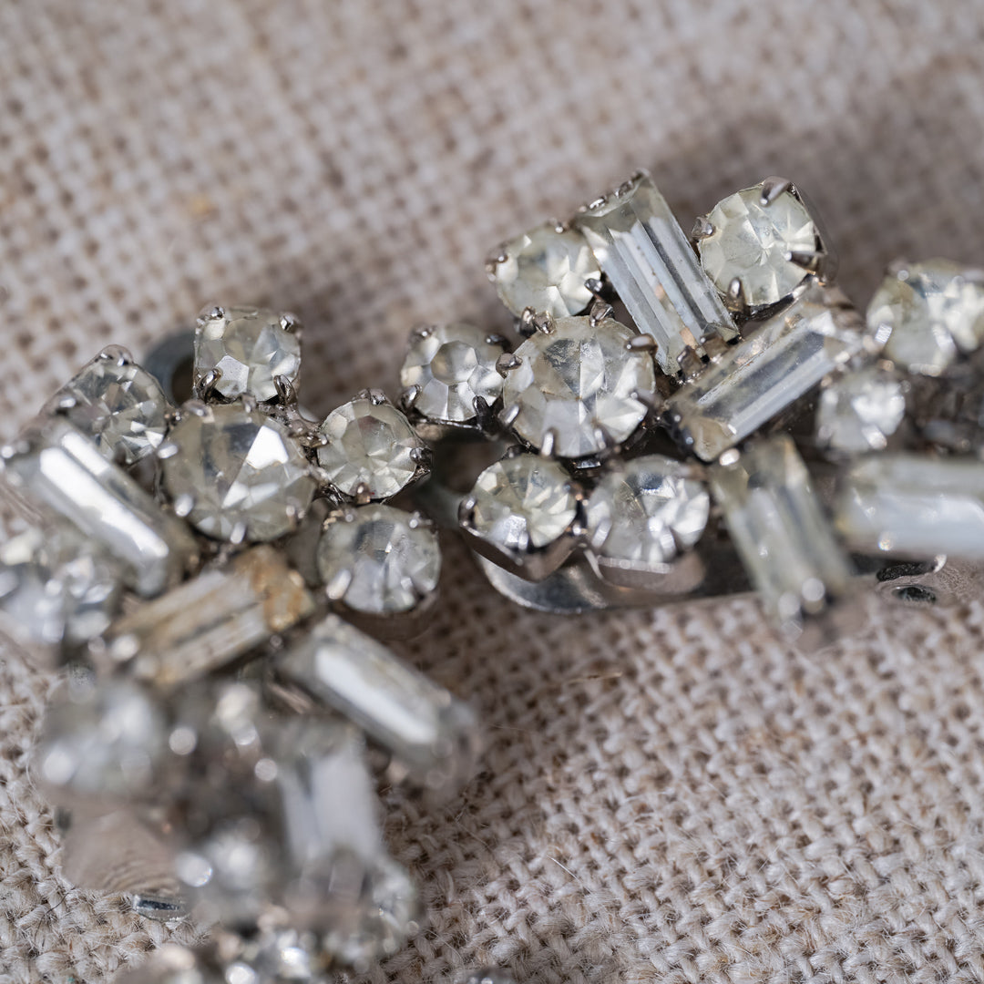 Vintage Crystal Cascade Earrings