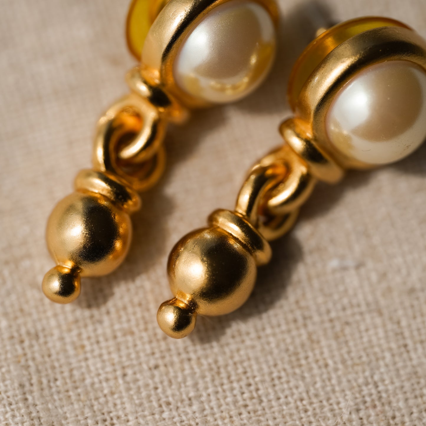 Vintage Carolee Pearl Post Earrings