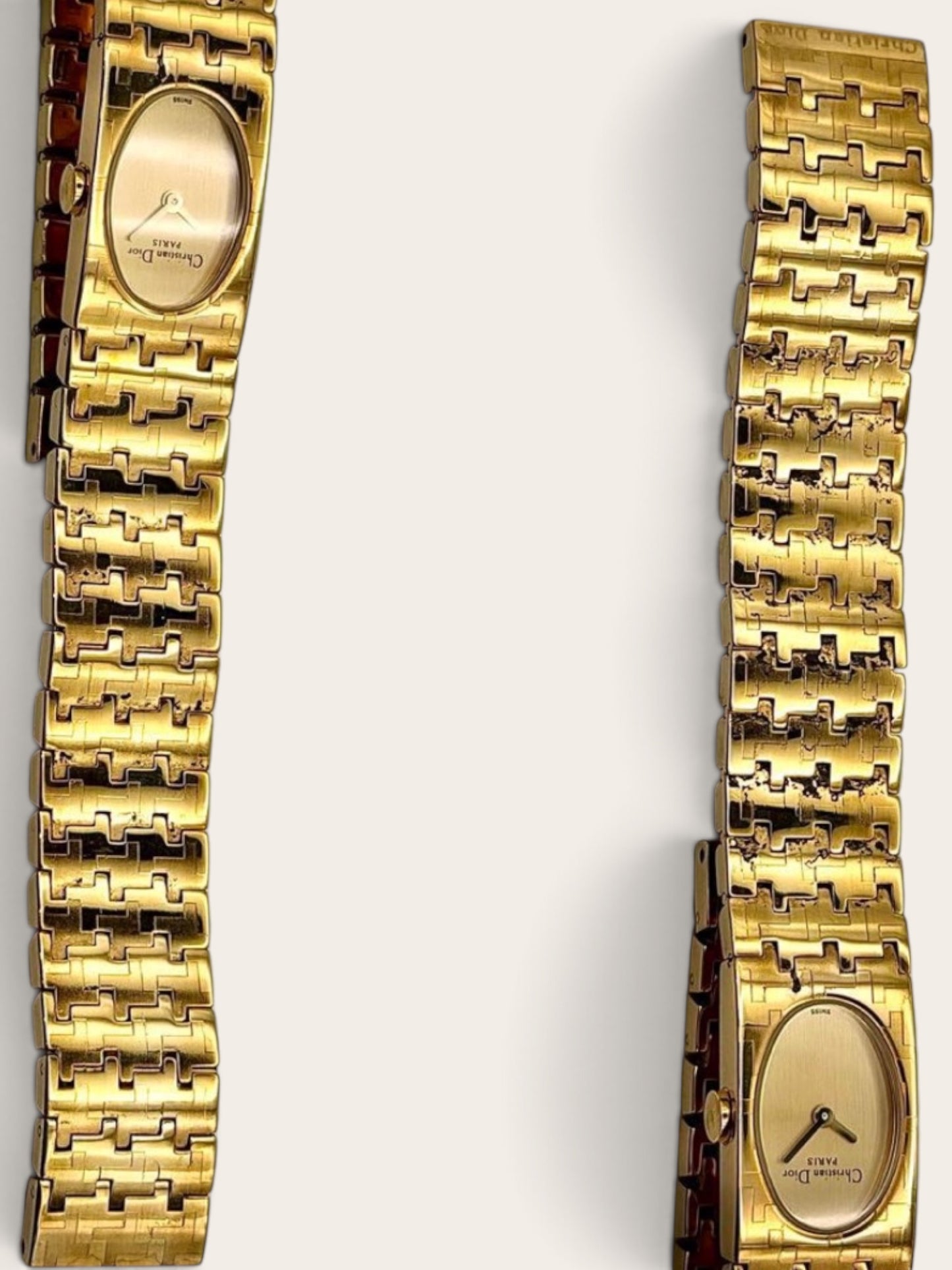 Christian Dior Miss Dior Oval Face Gold Vintage Watch