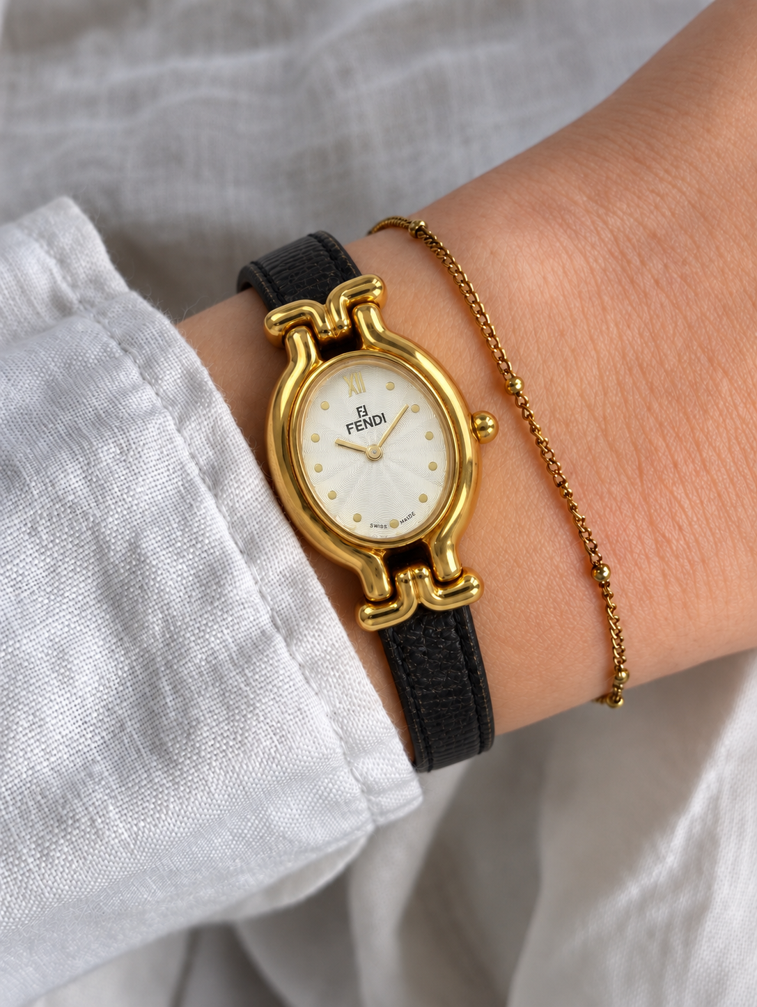 FENDI Orologi 640L Vintage Quartz Watch