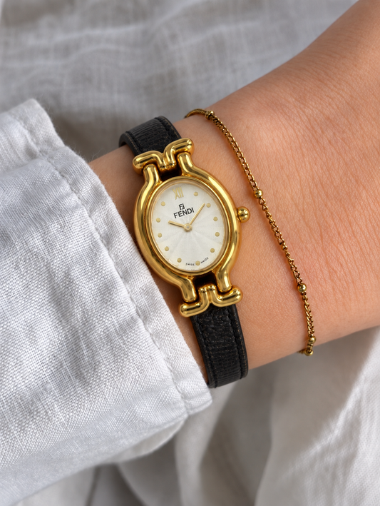 FENDI Orologi 640L Vintage Quartz Watch