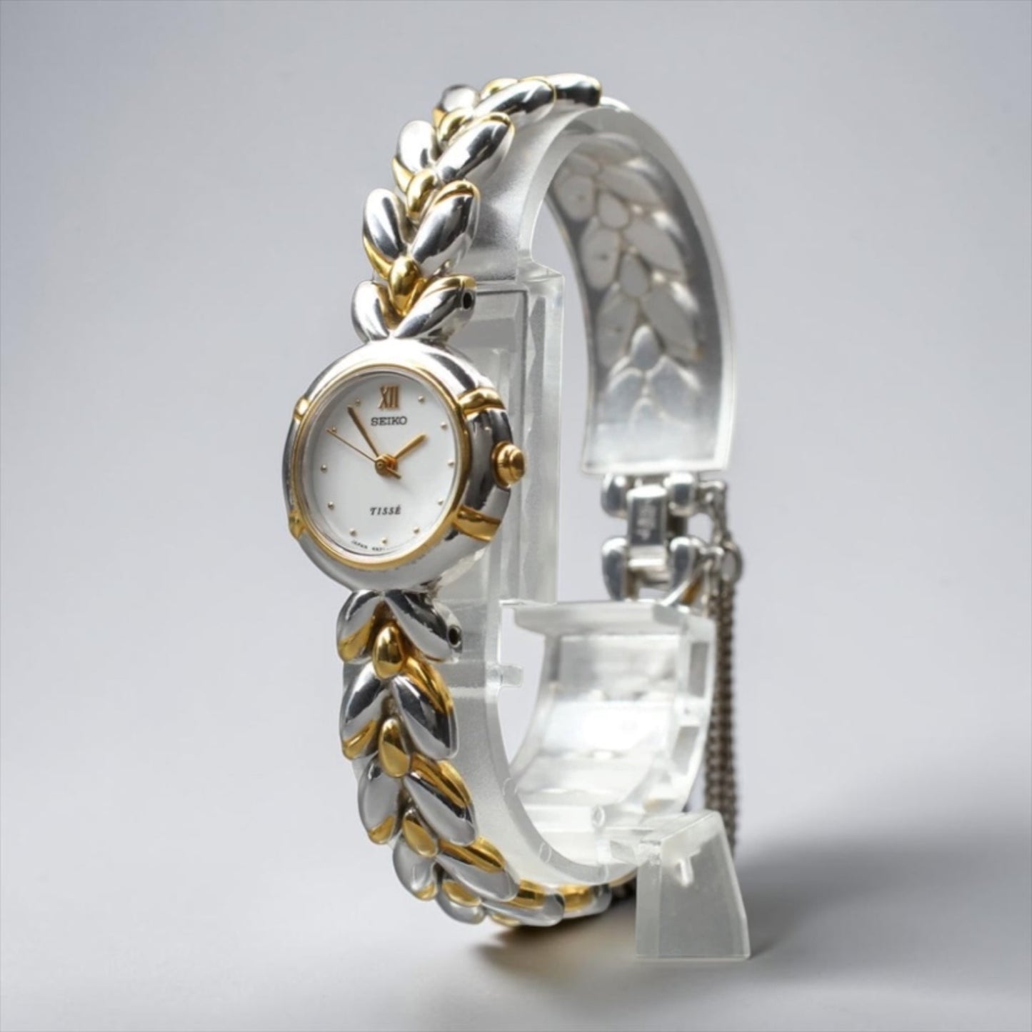 Seiko TISSÉ Laurel-Motif Two-Tone Bracelet Watch