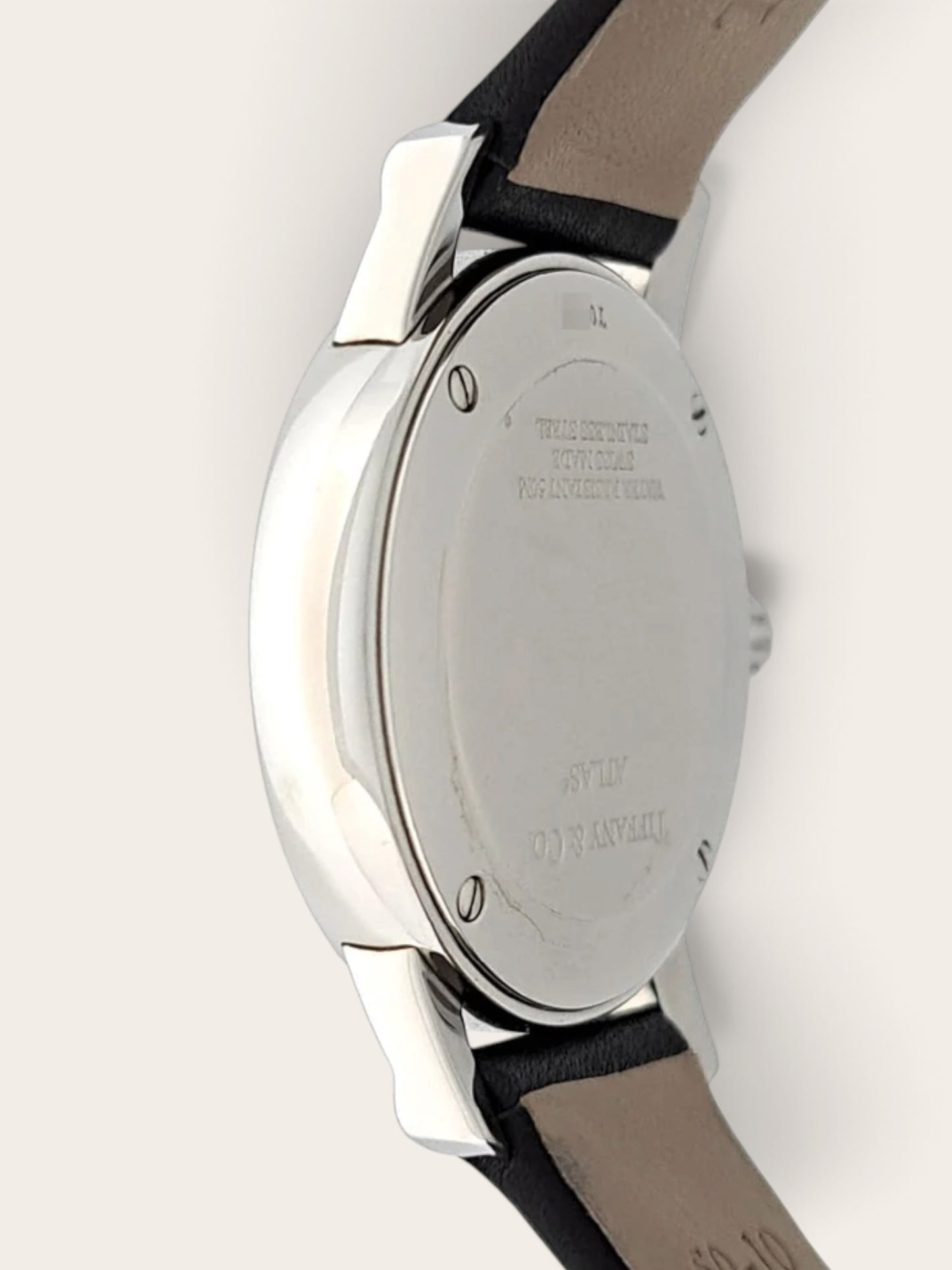 TIFFANY & Co. Atlas Black Dial Ladies Watch
