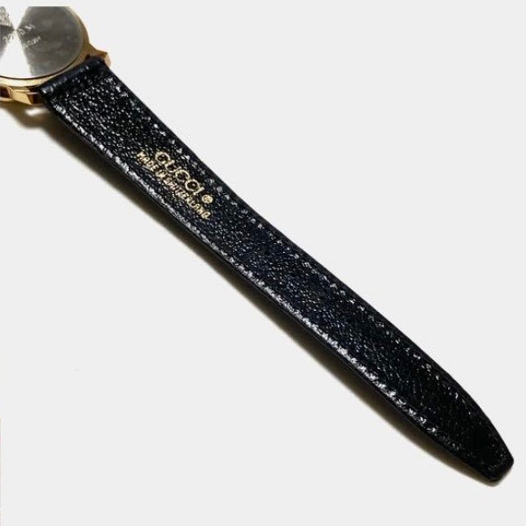 Vintage Gucci 2200M Gold-Filled Round Watch (White Dial)